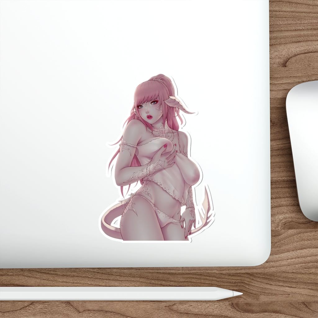 Sexy Lingerie Avatar Final Fantasy 14 Waterproof Sticker - Ecchi Vinyl Decal