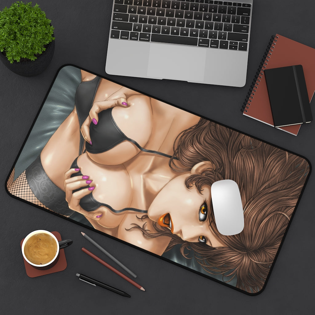 Sexy Boobs Groping Mine Fujiko Lupin the Third Mousepad - Gaming Playmat