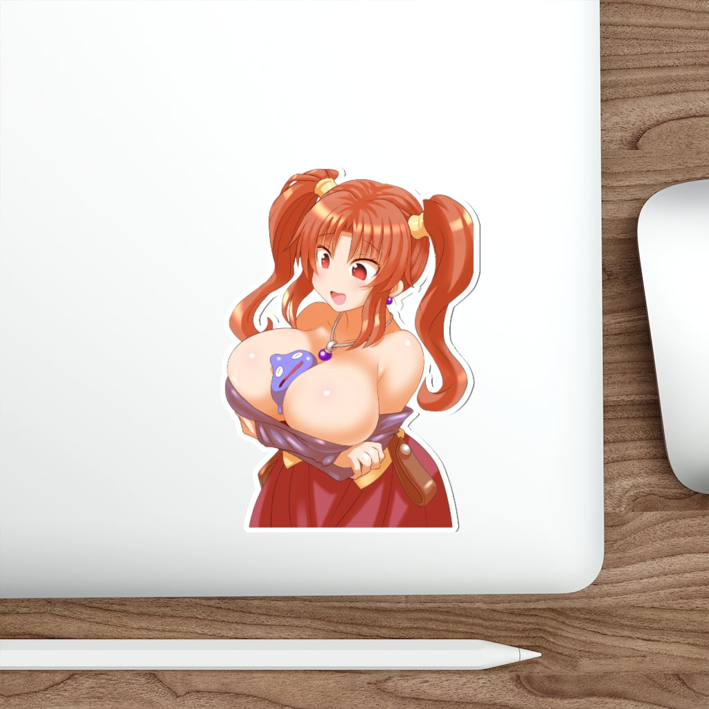 Busty Jessica Albert Dragon Quest Waterproof Sticker - Ecchi Vinyl Decal