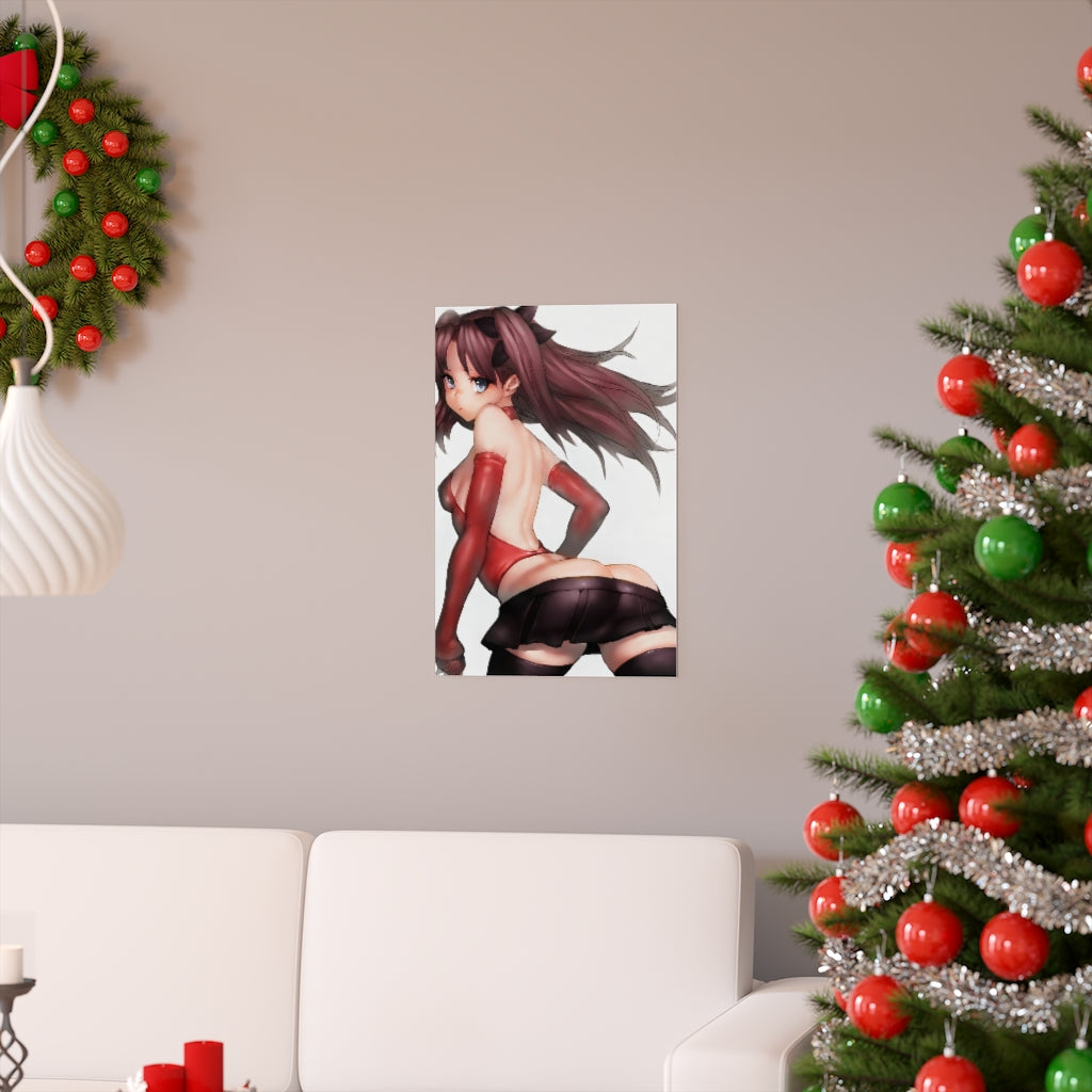 Tohsaka Rin Fate Grand Order Poster - Lewd Premium Matte Vertical Poster - Adult Wall Art