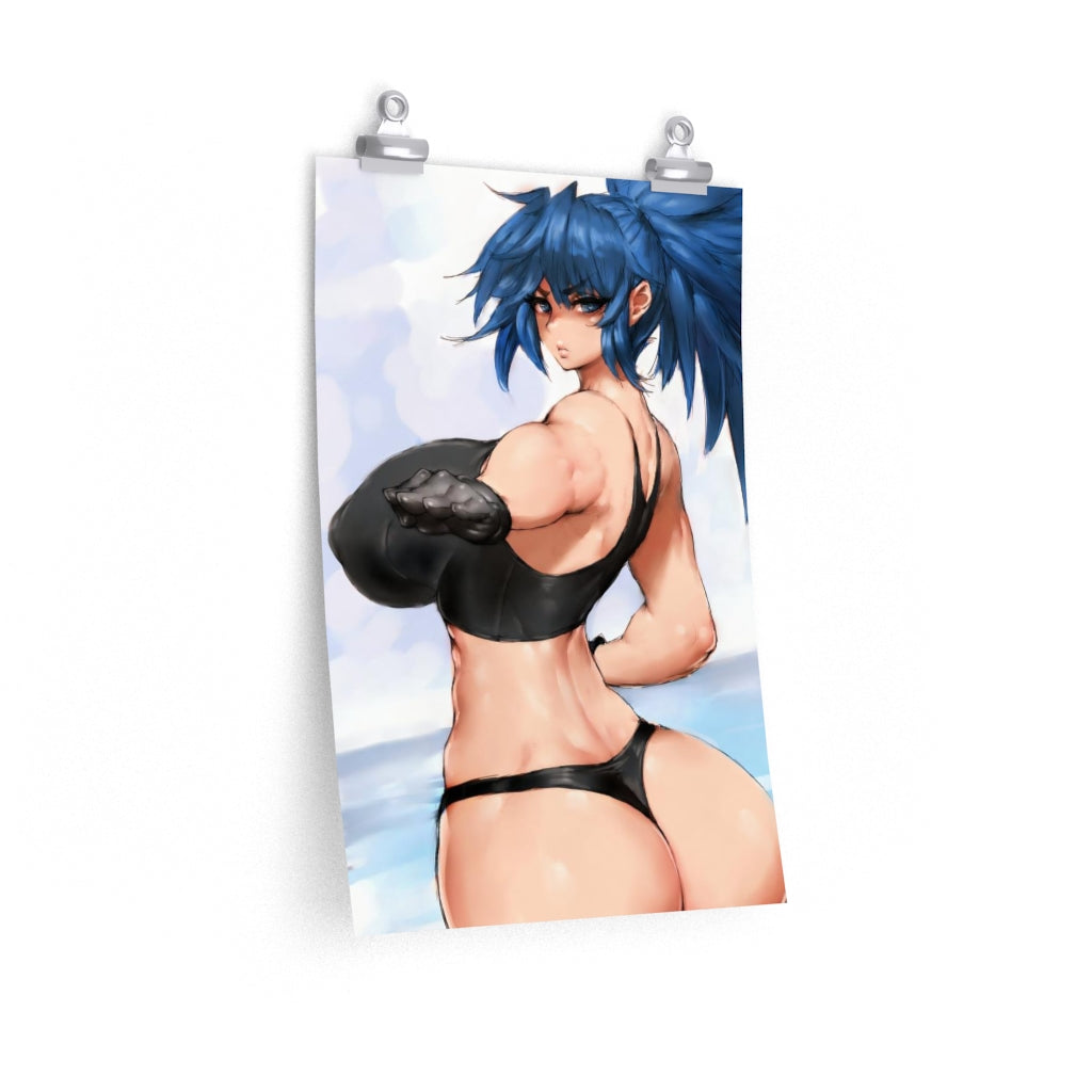 Leona Heidern The King Of Fighters Poster - Lewd Premium Matte Vertical Poster - Adult Wall Art