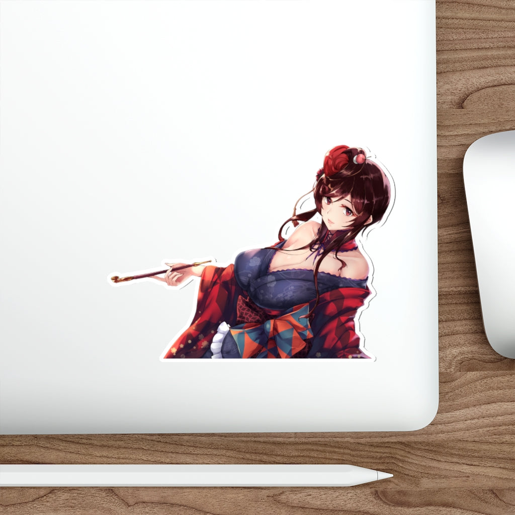 Zombieland Saga Kimono Yugiri Waterproof Sticker - Ecchi Vinyl Decal