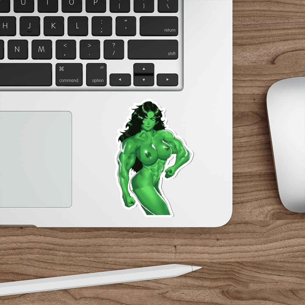 Nude She Hulk Marvel Waterproof Sticker - Ecchi Vinyl Decal