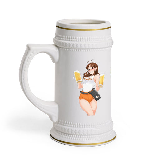 Beer Stein Mug - Sexy Gift for Beer Lover - Akizuki Ritsuko iDOLM@STER Hooters