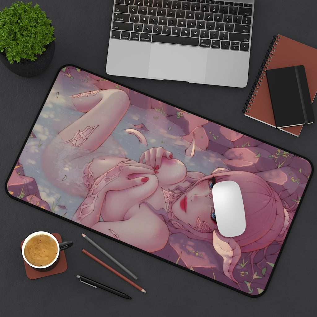 Avatar Final Fantasy 14 Boobs Groping Desk Mat - Non Slip Mousepad