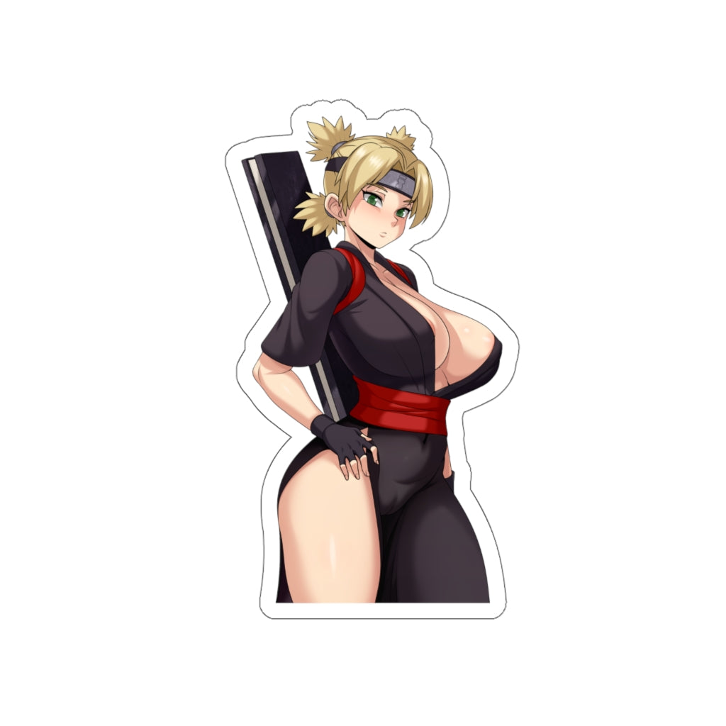 Big boobs Temari Waterproof Sticker - Ecchi Vinyl Decal