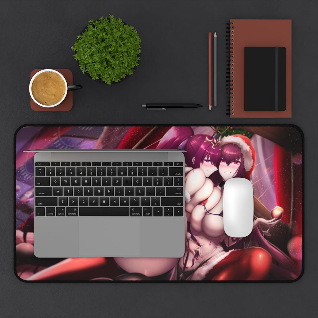 Fate Grand Order Ecchi Mousepad - Big Butt Scáthach And Scathach-Skadi Large Desk Mat - Mouse Pad