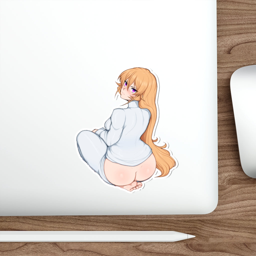 Food Wars Erina Nakiri Thick Butt Waterproof Sticker - Ecchi Vinyl Decal