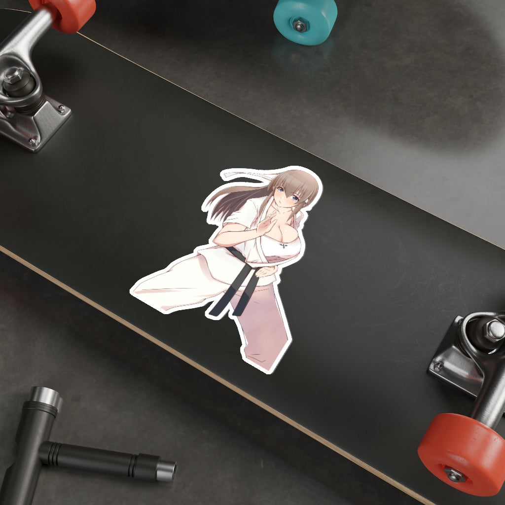 Dead or Alive Busty Hitomi Karate Gi Waterproof Sticker - Ecchi Vinyl Decal