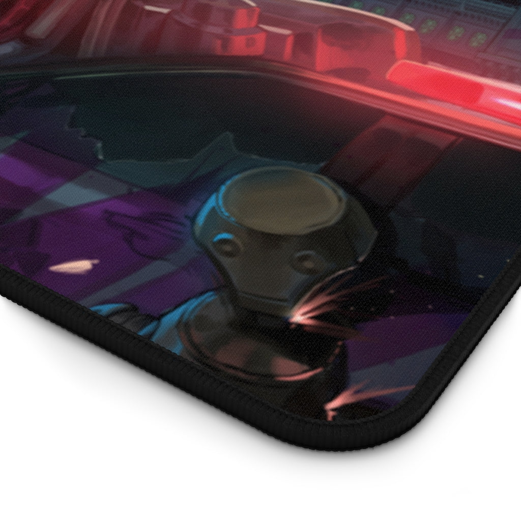 Arcane Vi and Caitlyn Police Mousepad - League of Legends Large Desk Mat