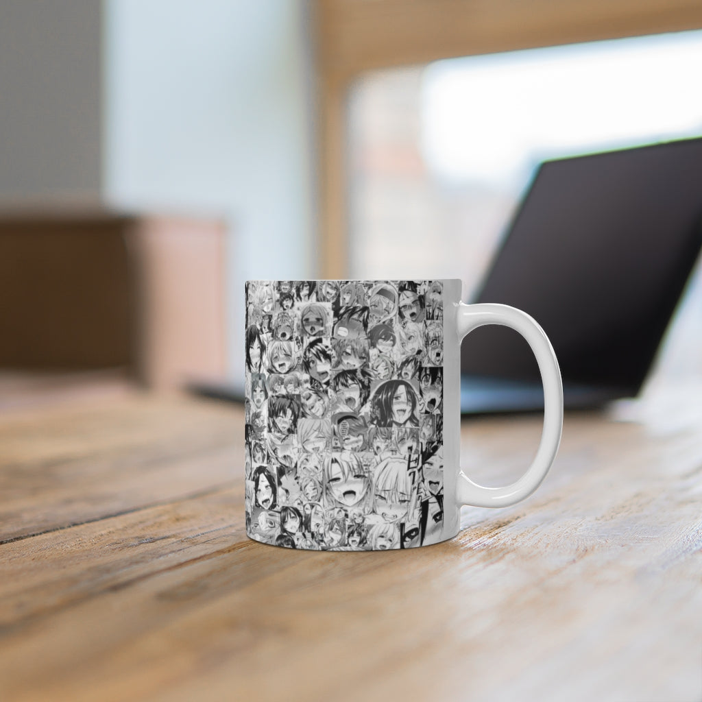 Ahegao Collage Mug 11oz