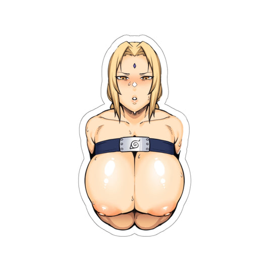 Huge Tits Tsunade Naruto Ninja Headband Waterproof Sticker - Ecchi Vinyl Decal