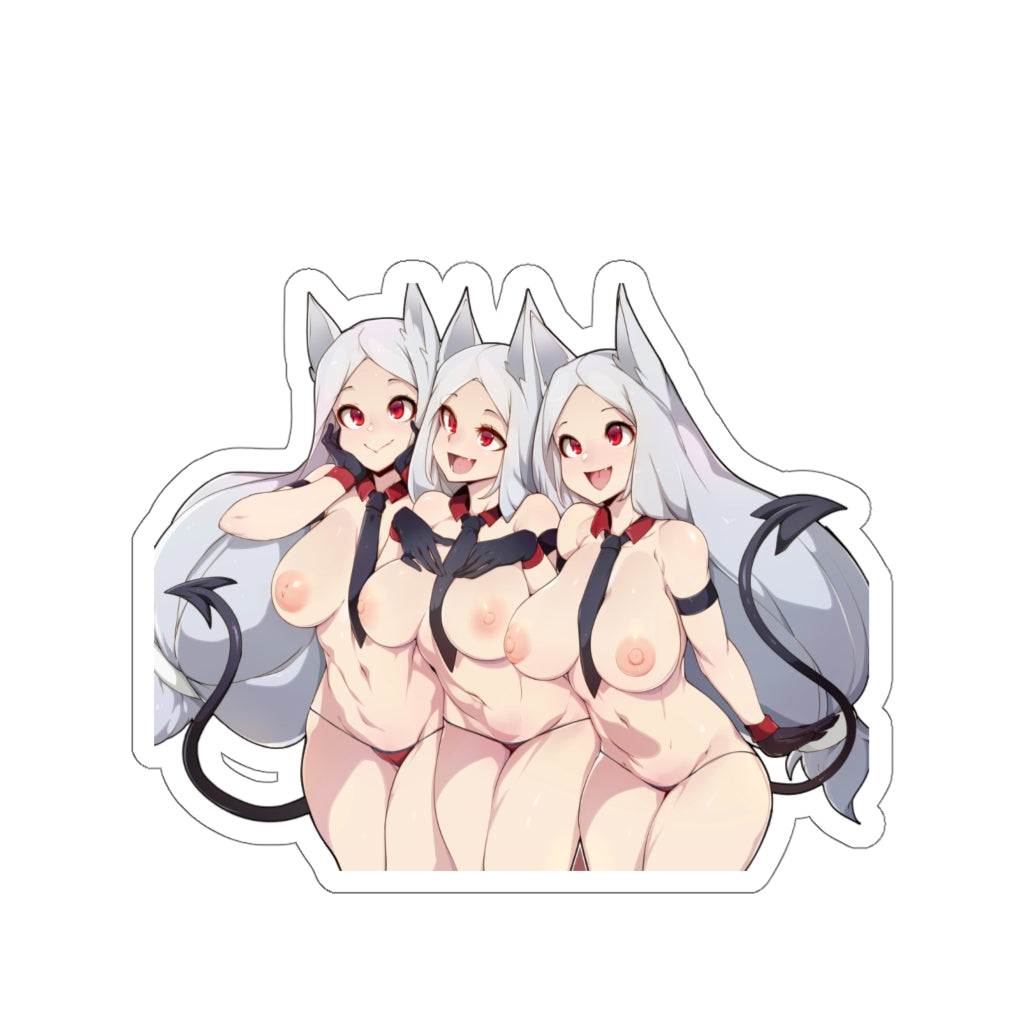 Helltaker Cerberus Anime Car Decal - Waterproof Hentai Ecchi Sticker