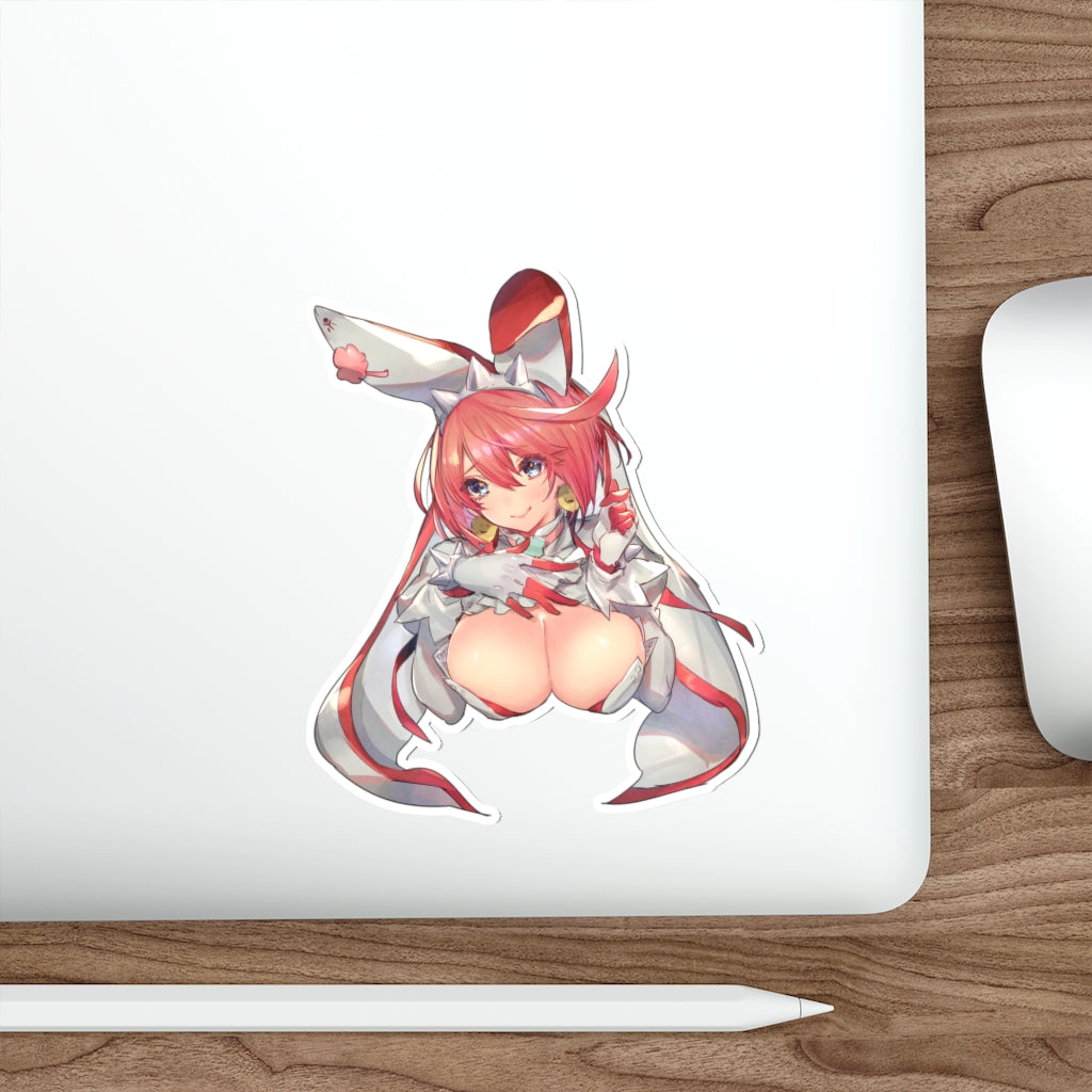 Guilty Gear Sexy Tits Elphelt Valentine Waterproof Sticker - Ecchi Vinyl Decal