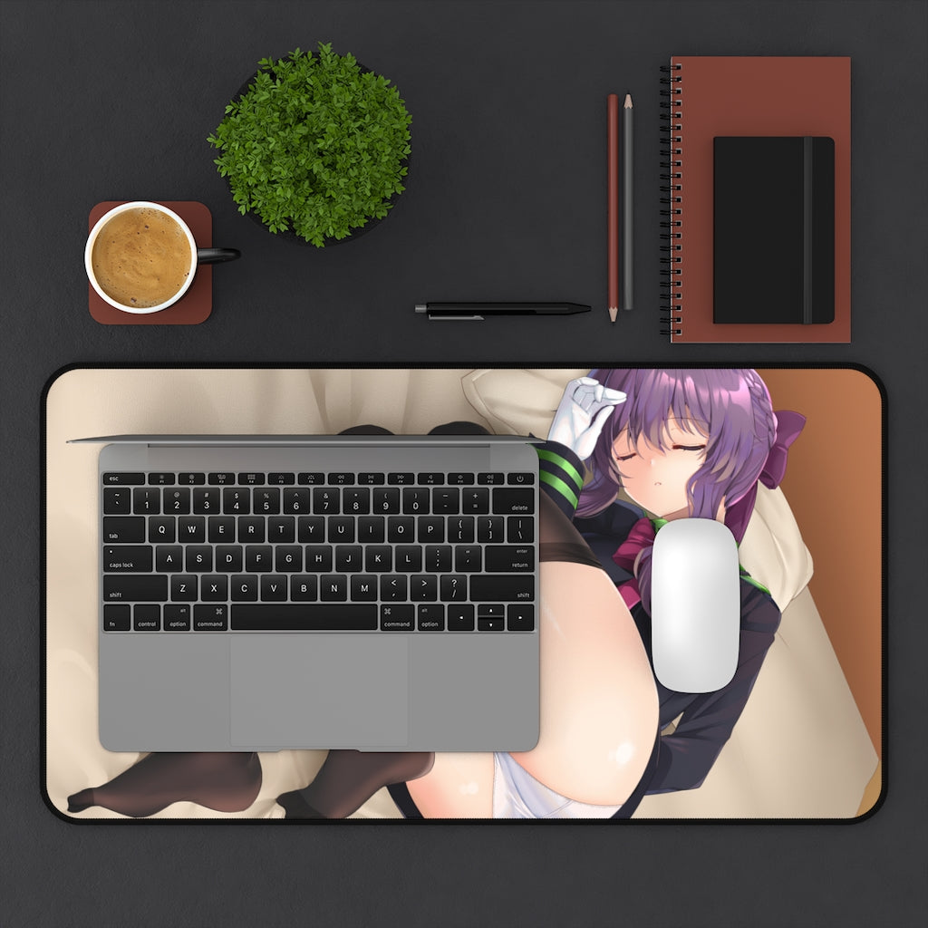 Seraph of The End Sexy Mousepad - Cute Butt Hiragi Shinoa Desk Mat - Ecchi Manga Playmat