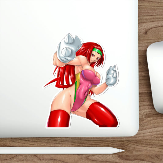 Anthro Sexy Female Knuckles the Echidna Sonic Waterproof Sticker - Weatherproof Vinyl Car Decal