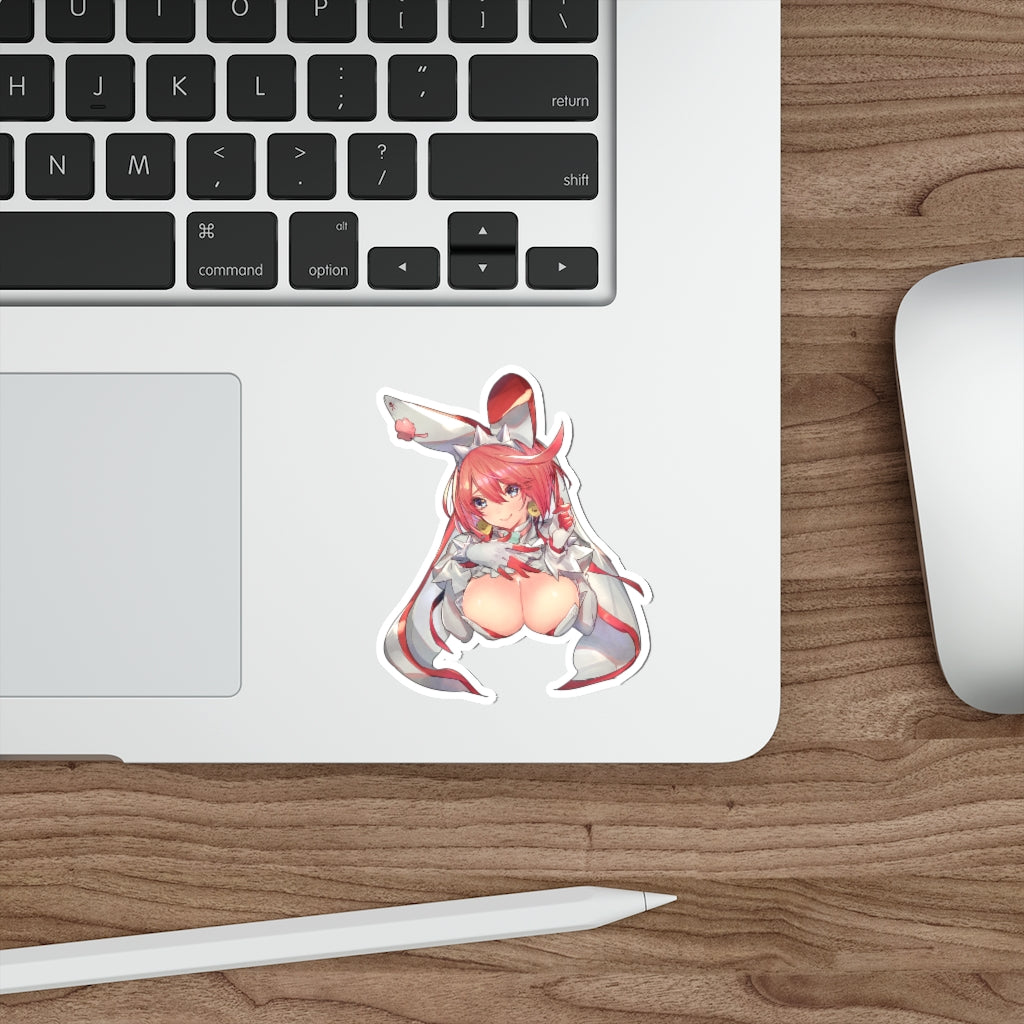 Guilty Gear Sexy Tits Elphelt Valentine Waterproof Sticker - Ecchi Vinyl Decal