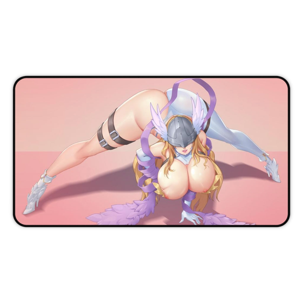 Digimon Ecchi Mousepad - Thick Angewomon Playmat - Large Desk Mat