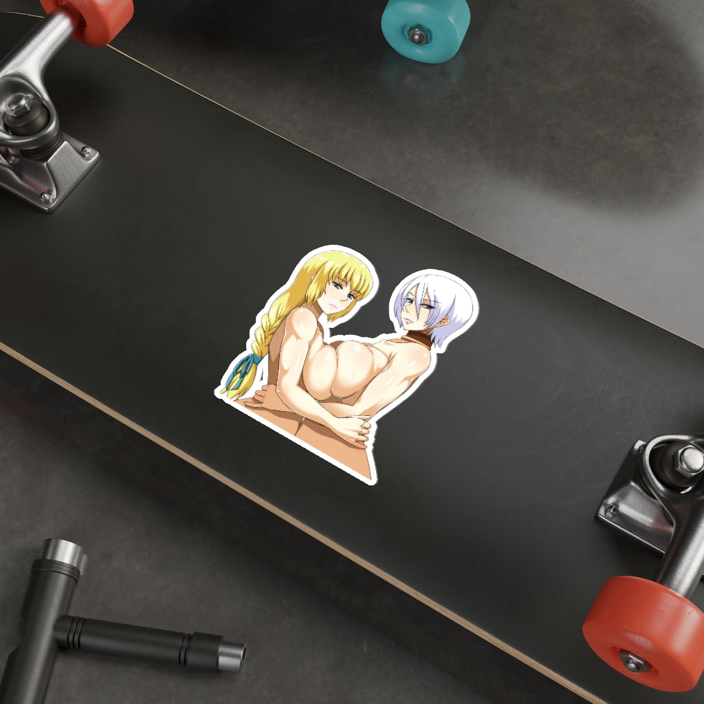 Soul Calibur Sexy Boobs Sophitia and Ivy Waterproof Sticker - Ecchi Vinyl Decal