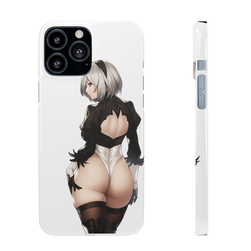 2B Anime Phone Case - Nier Automata Kawaii Aesthetic Snap Case