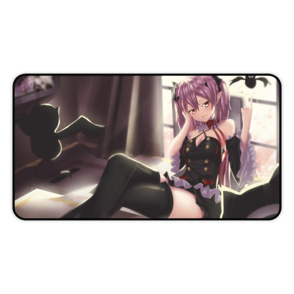 Seraph of The End Sexy Mousepad - Krul Tepes Anime Desk Mat - Ecchi Manga Playmat