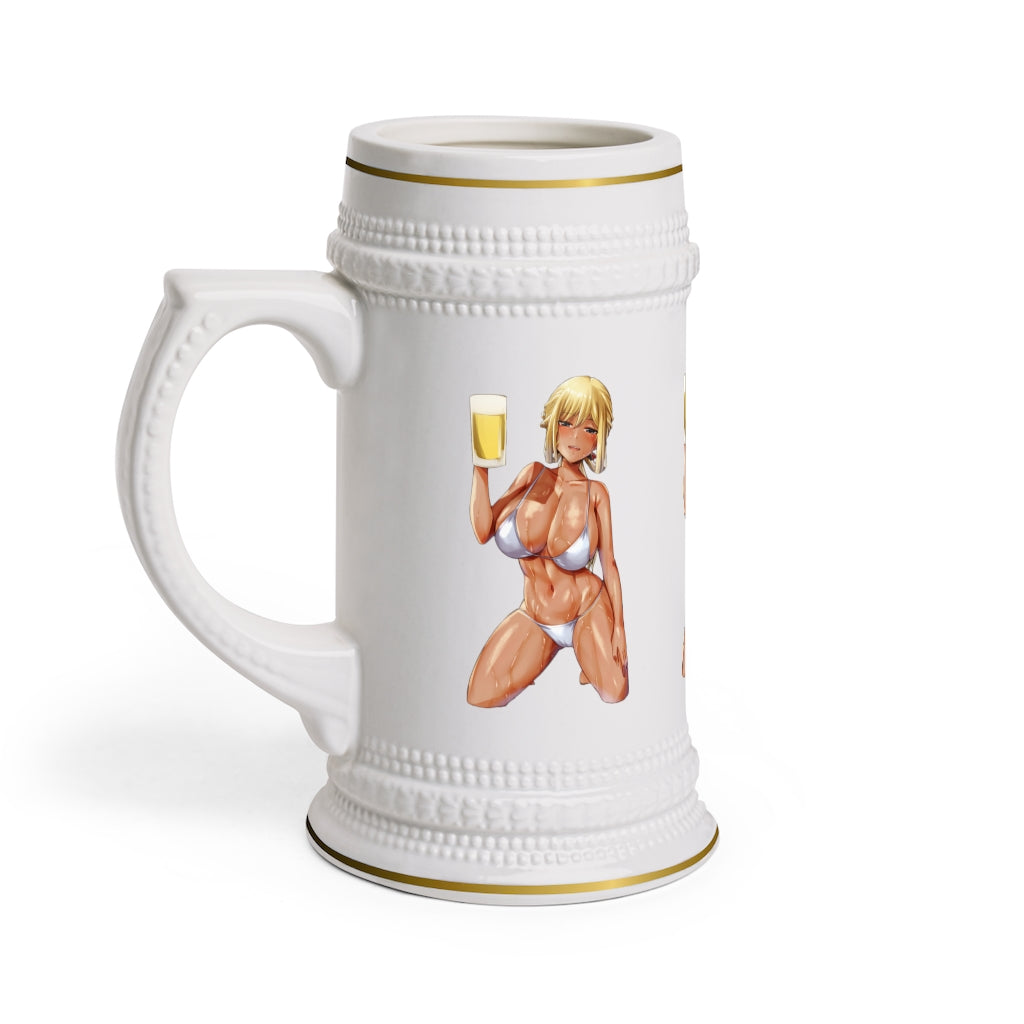 Beer Stein Mug - Sexy Gift for Beer Lover - Bikini Rita Henschel Alice Gear Aegis