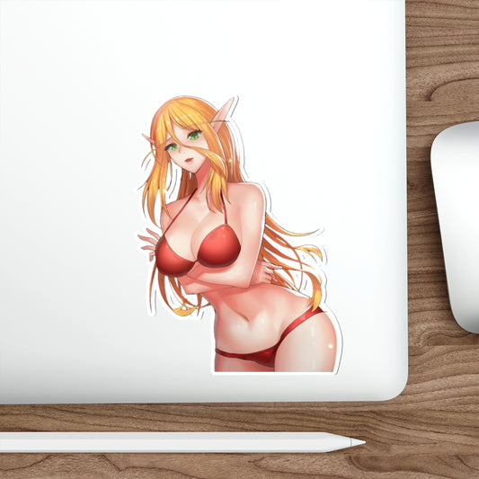 Sexy Bikini Valeera Sanguinar World of Warcraft Waterproof Sticker - Ecchi Vinyl Decal