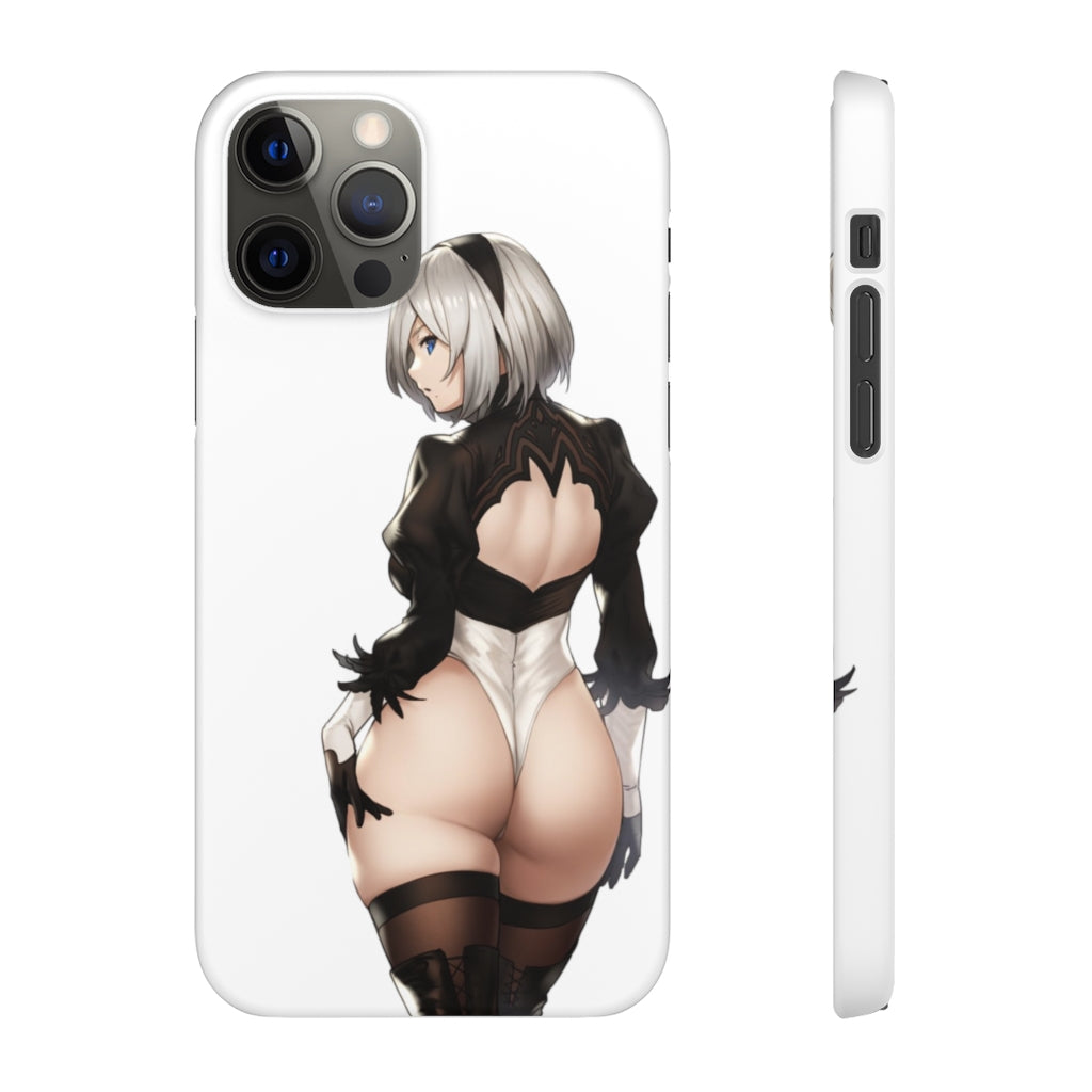 2B Anime Phone Case - Nier Automata Kawaii Aesthetic Snap Case