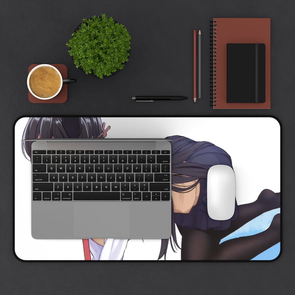 Mai Sakurajima School Girl Mousepad - Rascal Does Not Dream Of Bunny Girl Senpai Desk Mat