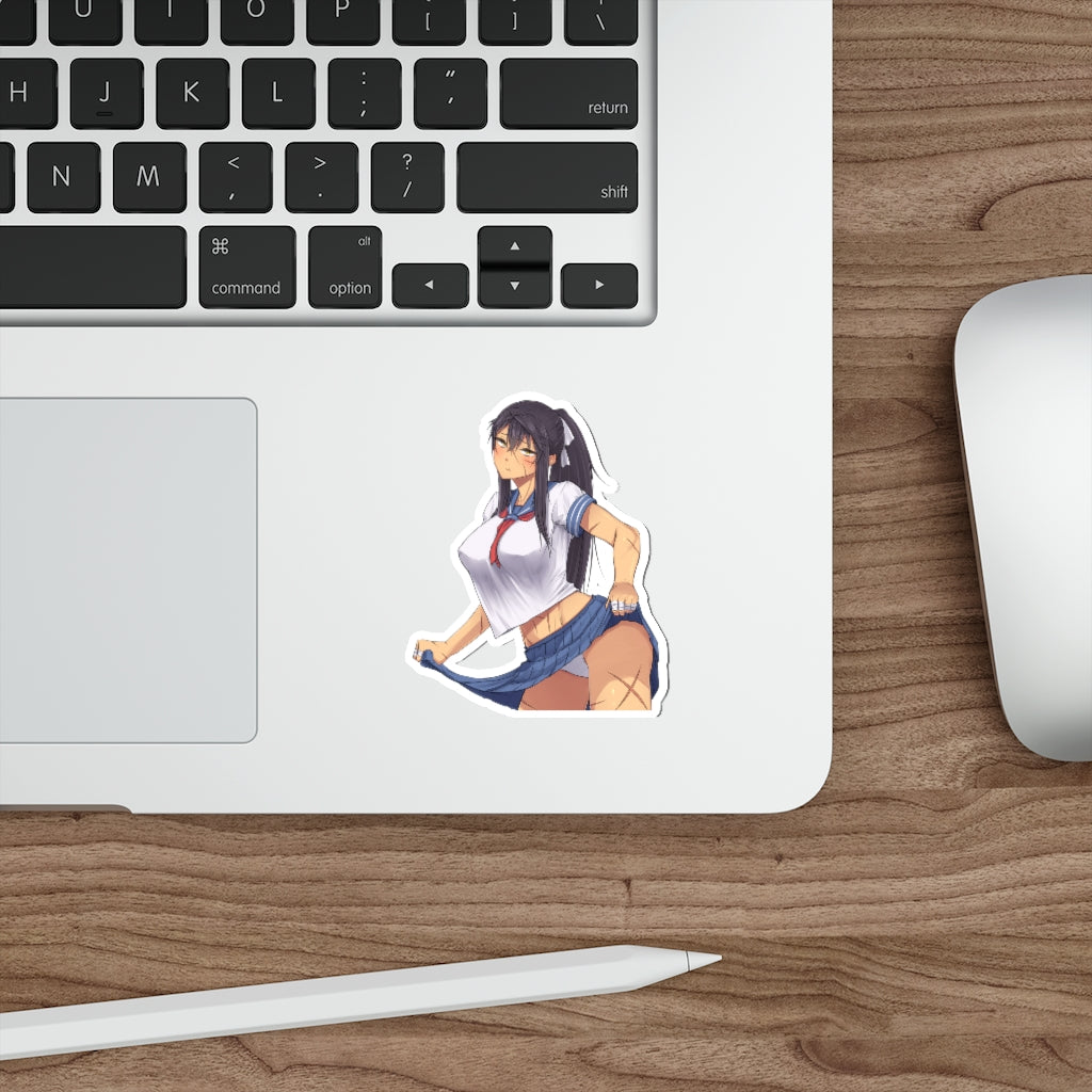 Touken Ranbu Doudanuki Masakuni Sexy Seifuku Panties Waterproof Sticker - Ecchi Vinyl Decal