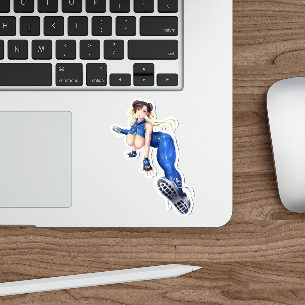 Chun Li Split Ecchi Waterproof Sticker - Vinyl Car Decal