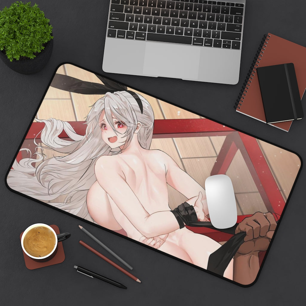 Tied Prinz Heinrich Azur Lane Desk Mat - Non Slip Mousepad