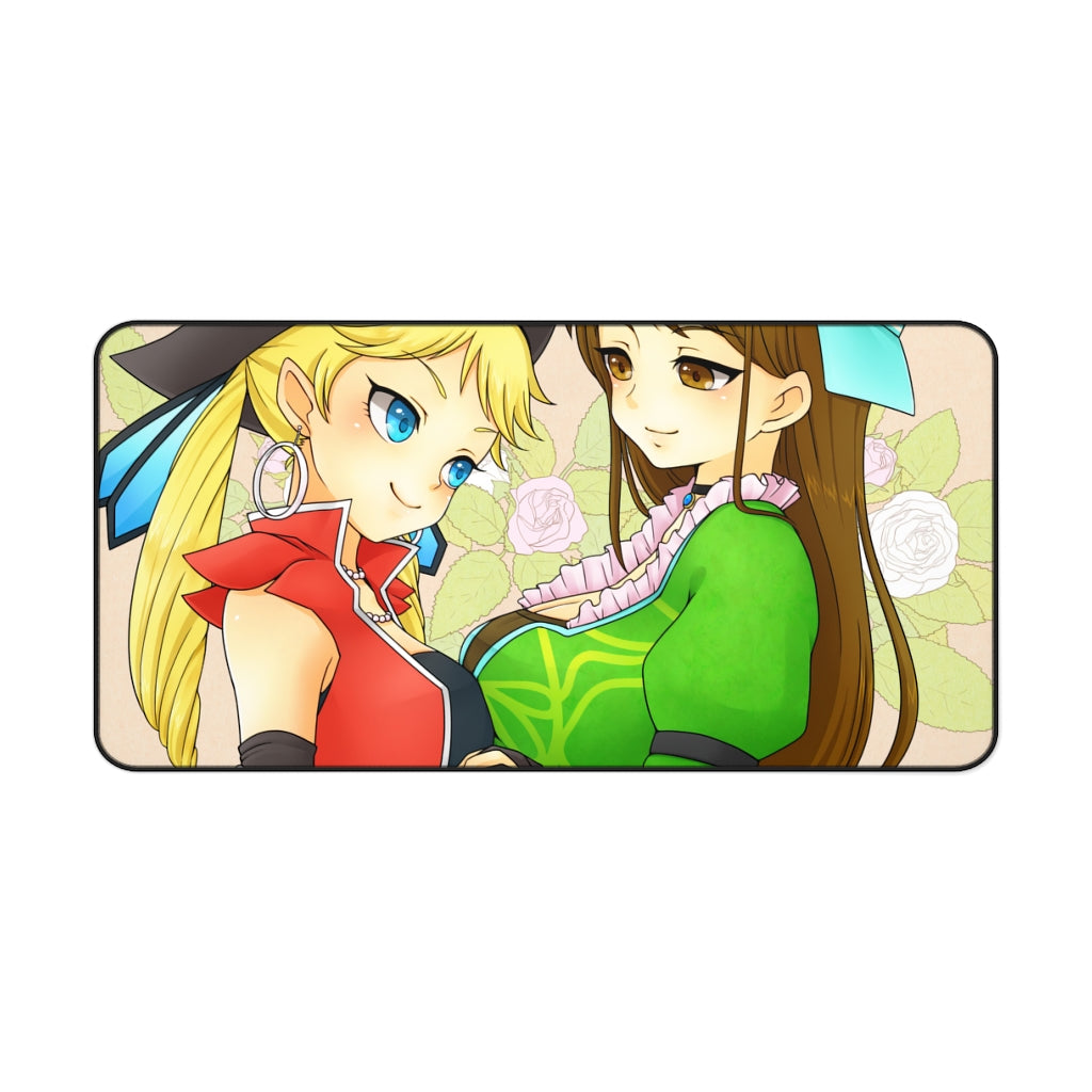 Myriam and Claudia Busty Waifus Romancing Saga Mousepad - Gaming Playmat