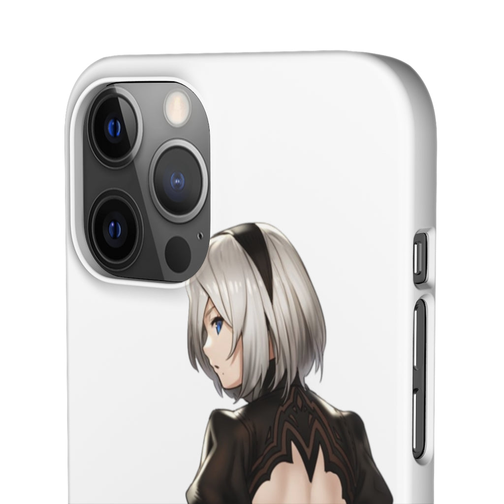 2B Anime Phone Case - Nier Automata Kawaii Aesthetic Snap Case