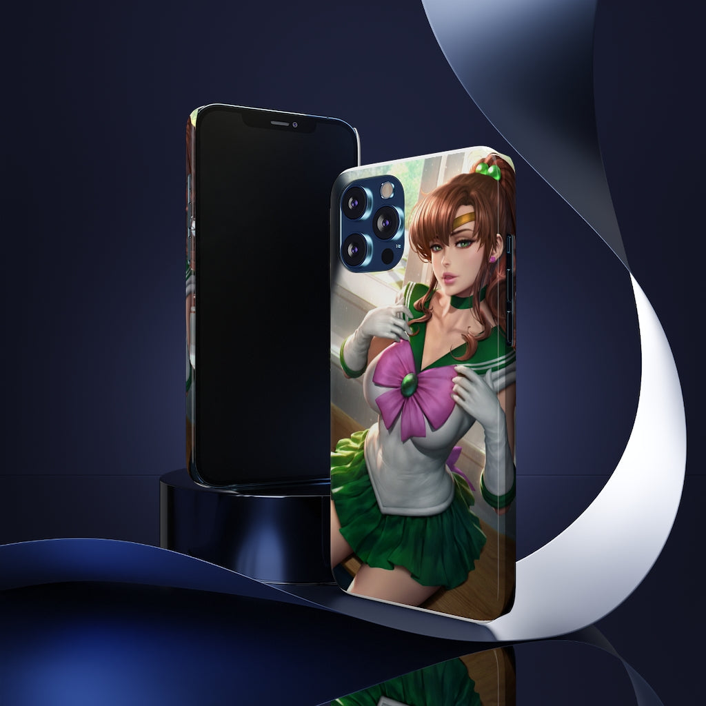 iPhone 13 Case - iPhone 12 Case - Sailor Jupiter Anime Phone Case - Sailor Moon Phone Case