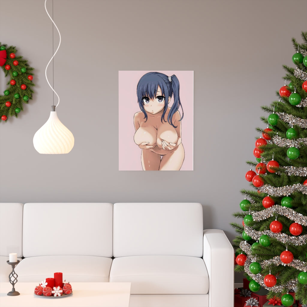 Affiche Ecchi de Imai Midori Shirobako nue - Affiche verticale mate de qualité supérieure obscène - Art mural pour adultes