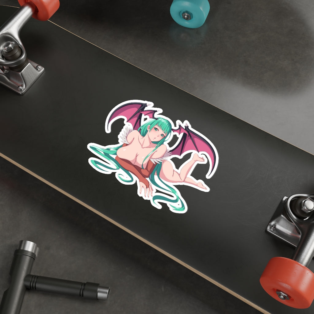 Nude Thick Morrigan Aensland Darkstalkers Waterproof Sticker - Ecchi Vinyl Decal