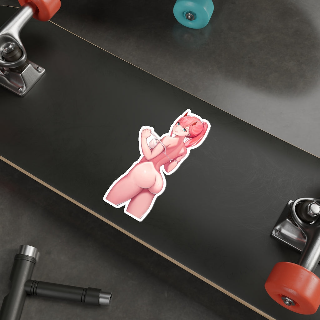 Nude Butt Zero Two Waterproof Sticker - Ecchi Decal - Darling in the Franxx