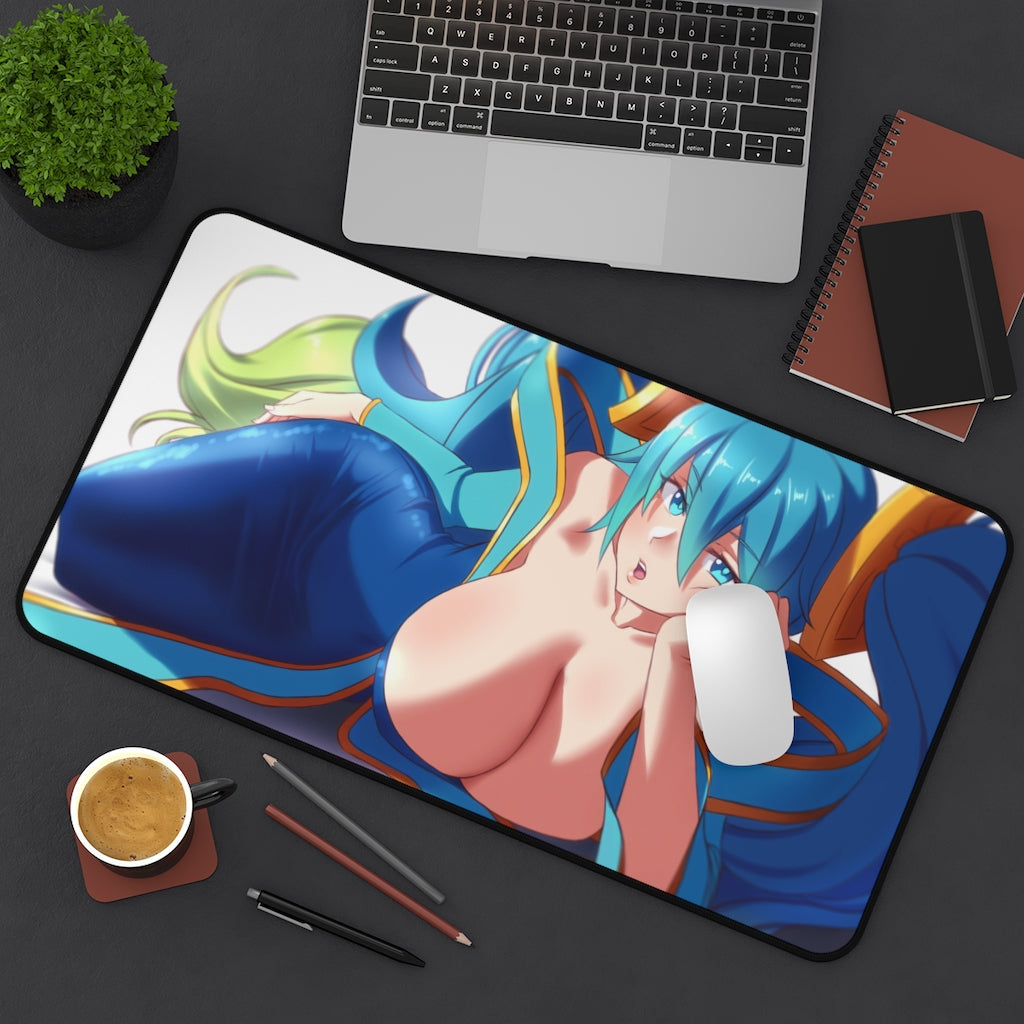 Sona Buvelle Mousepad - League of Legends Large Desk Mat - Ecchi Mouse Pad - LoL Playmat