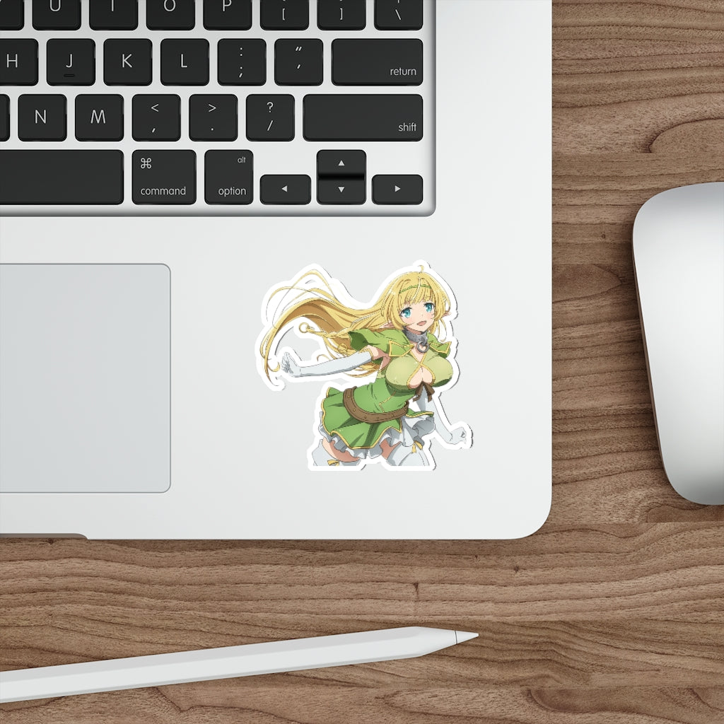 Sexy Shera L. Greenwood How Not to Summon a Demon Lord Waterproof Sticker - Ecchi Vinyl Decal