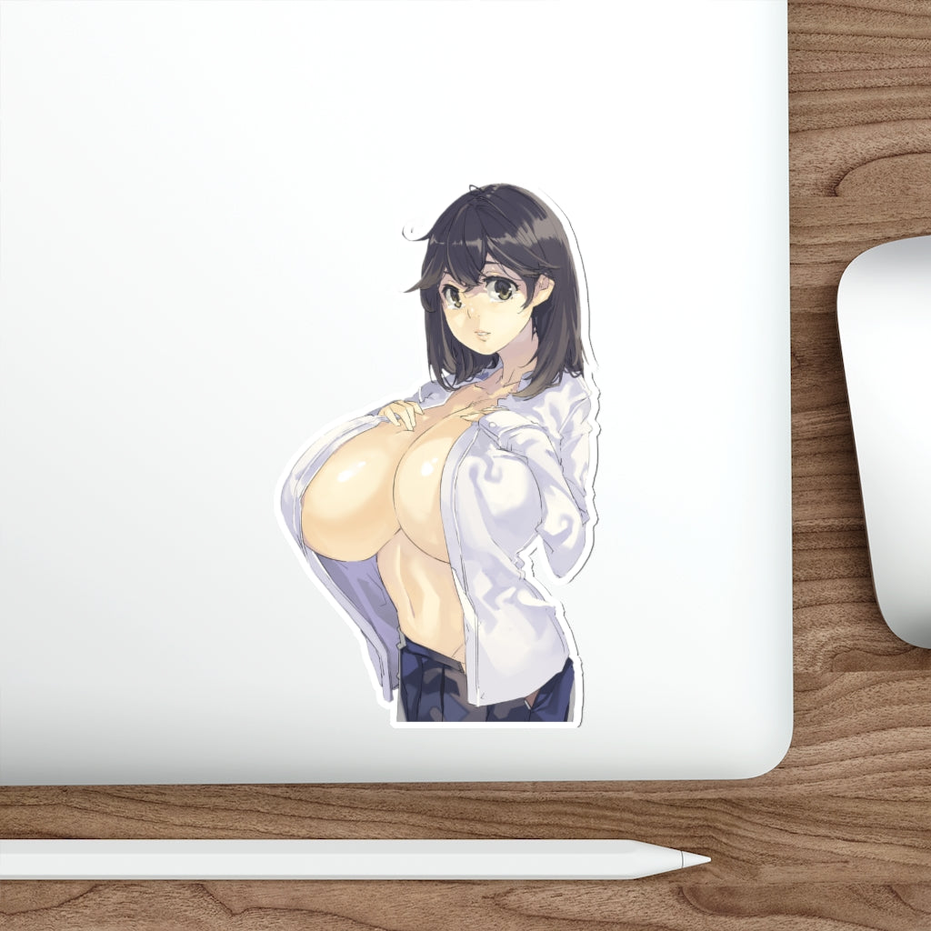 Huge Tits Ushio Kantai Collection Waterproof Sticker - Ecchi Vinyl Decal