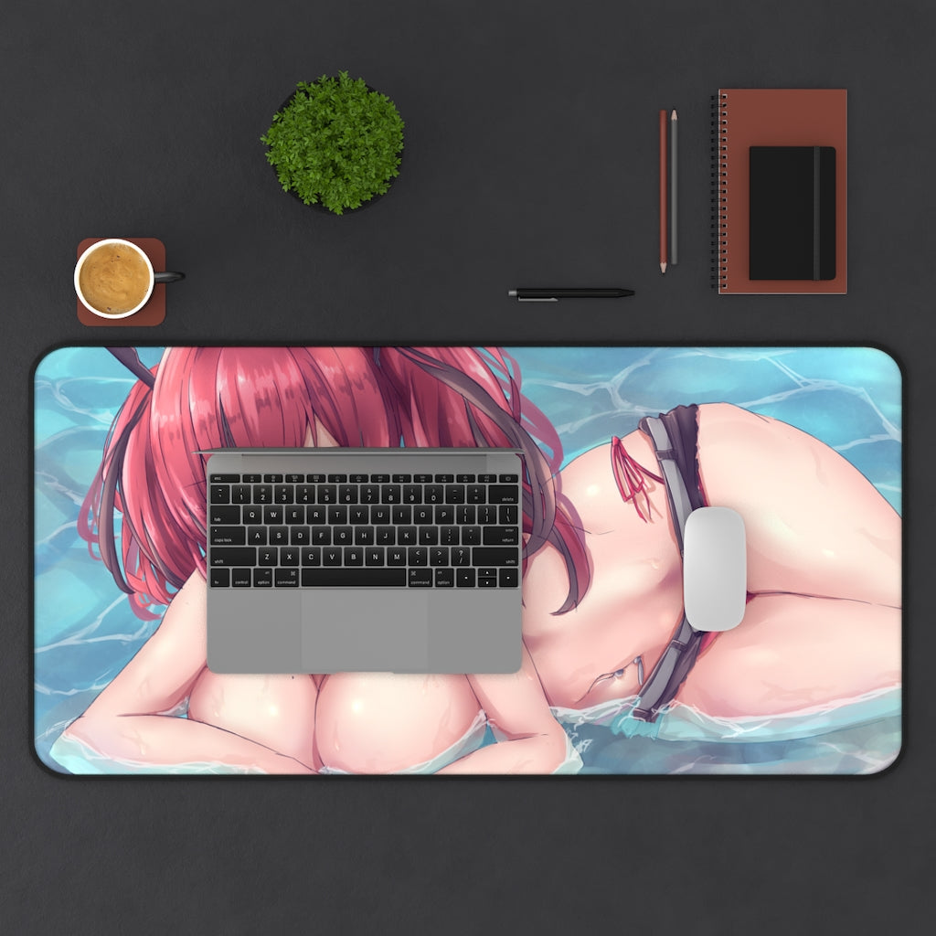 Bremerton Azur Lane Mousepad - Ecchi Large Desk Mat - MTG Playmat