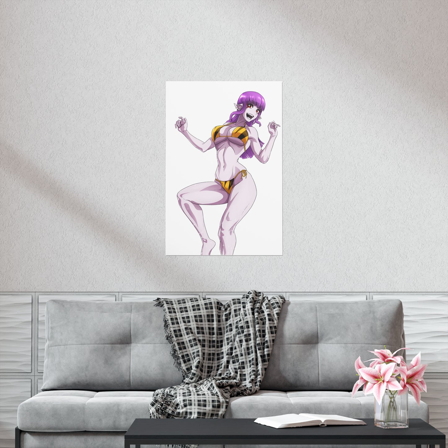 Solo Leveling Poster - Premium Matte Vertical Poster - Esil Radiru Bikini Waifu Ecchi Anime Wall Art Decor