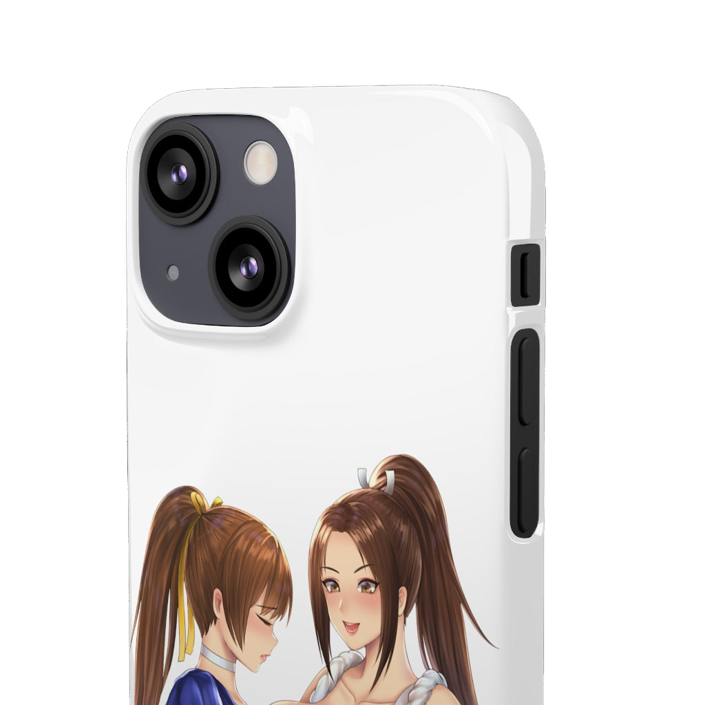 Oppai Anime Phone Case - Kawaii Aesthetic Snap Case - iPhone 13