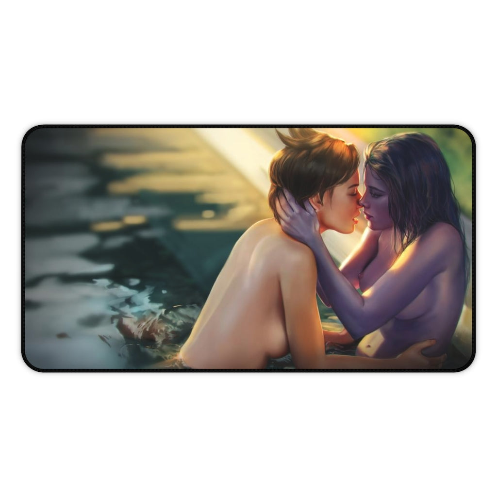 Nude Tracer and Widowmaker Overwatch Desk Mat - Non Slip Mousepad