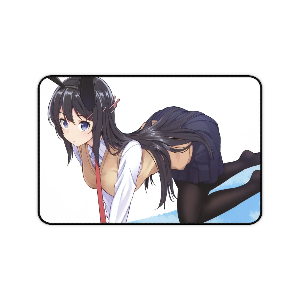 Mai Sakurajima School Girl Mousepad - Rascal Does Not Dream Of Bunny Girl Senpai Desk Mat