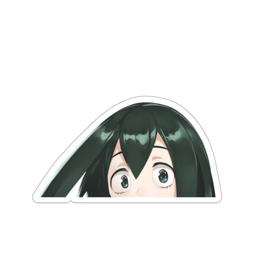 Asui Tyusu Peeker My Hero Academia Sticker - Anime Peeker Car Decal