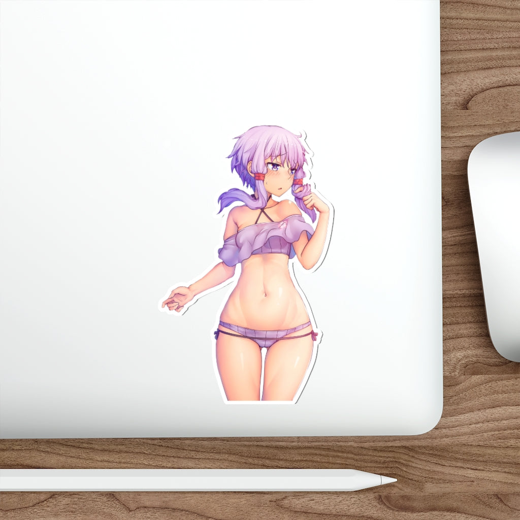 Yuzuki Yukari Vocaloid Waterproof Sticker - Ecchi Vinyl Decal