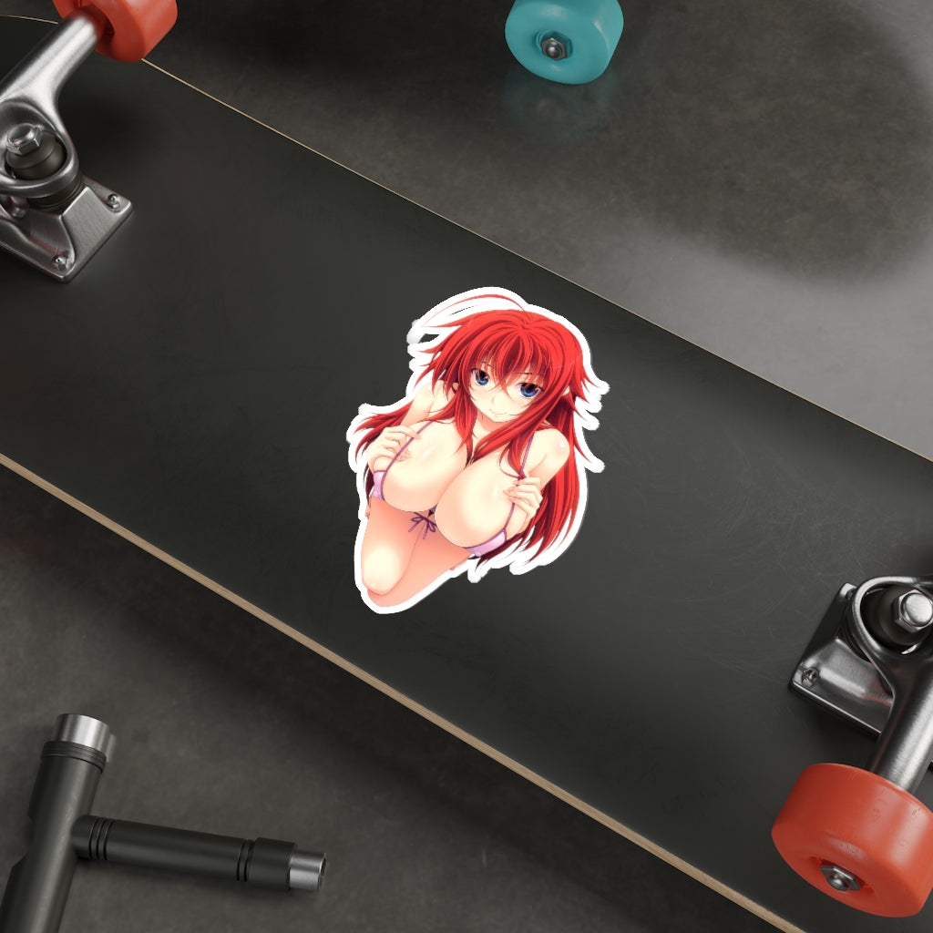 High School DxD Huge Boobs Rias Gremory Waterproof Sticker - Ecchi Vinyl Decal