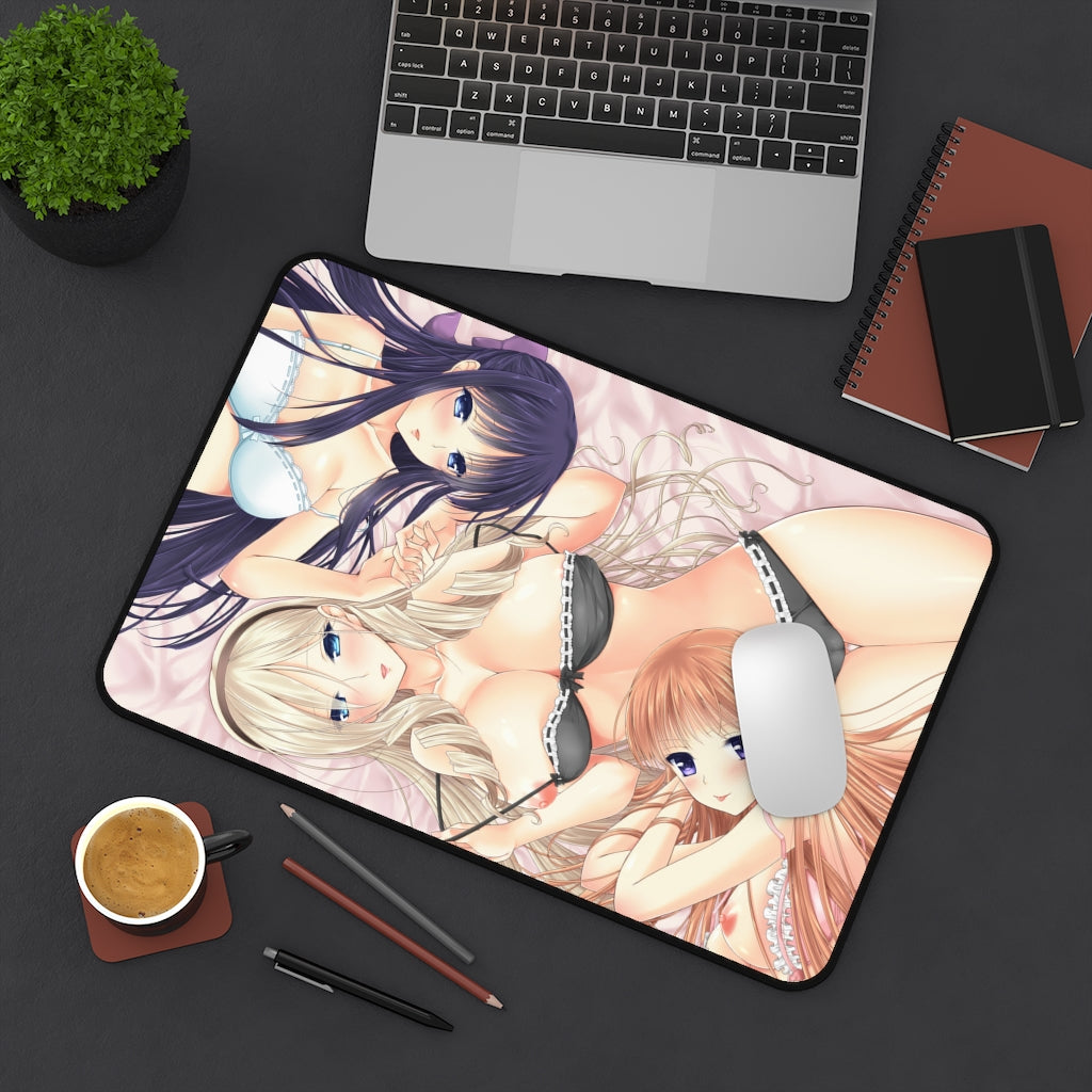 Walkure Romanze Lingerie Waifus Desk Mat- Sexy Anime Girls Mousepad - Gaming Playmat